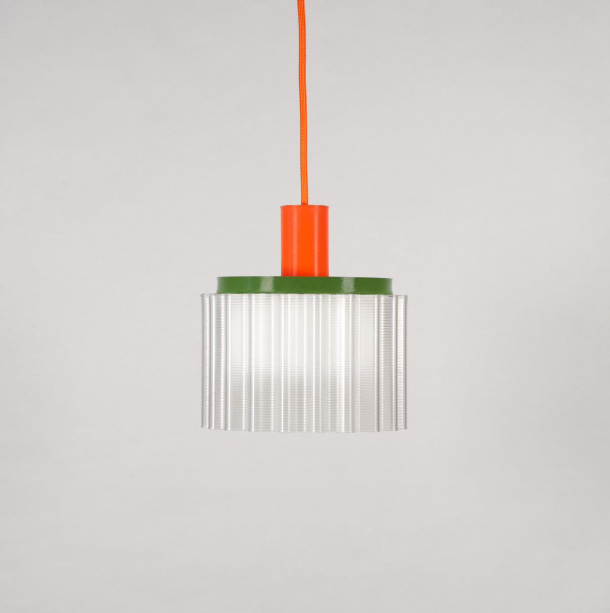 Lamp Gigi – 2 (orange, white, khaki) | Bio Plastic
